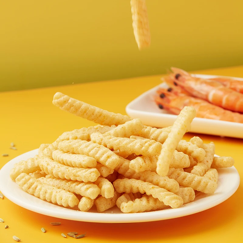 Baixiang Delicious Seafood Shrimp Flavor Biscuit Wholesale Fried Snack Delicious Snack