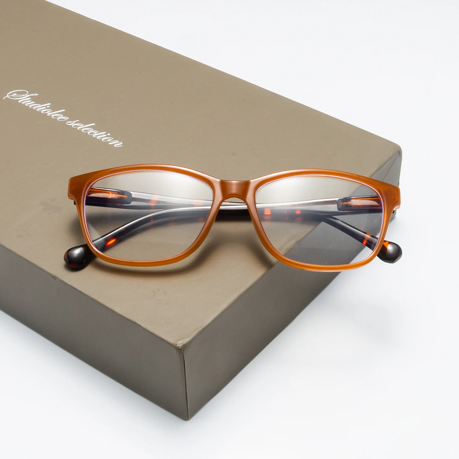 Quality Blue Light Blocking Glasses Spring hinge Square Anti Blue Light Eye Wear Frame Men Glasses Frames Fashion Manufactures