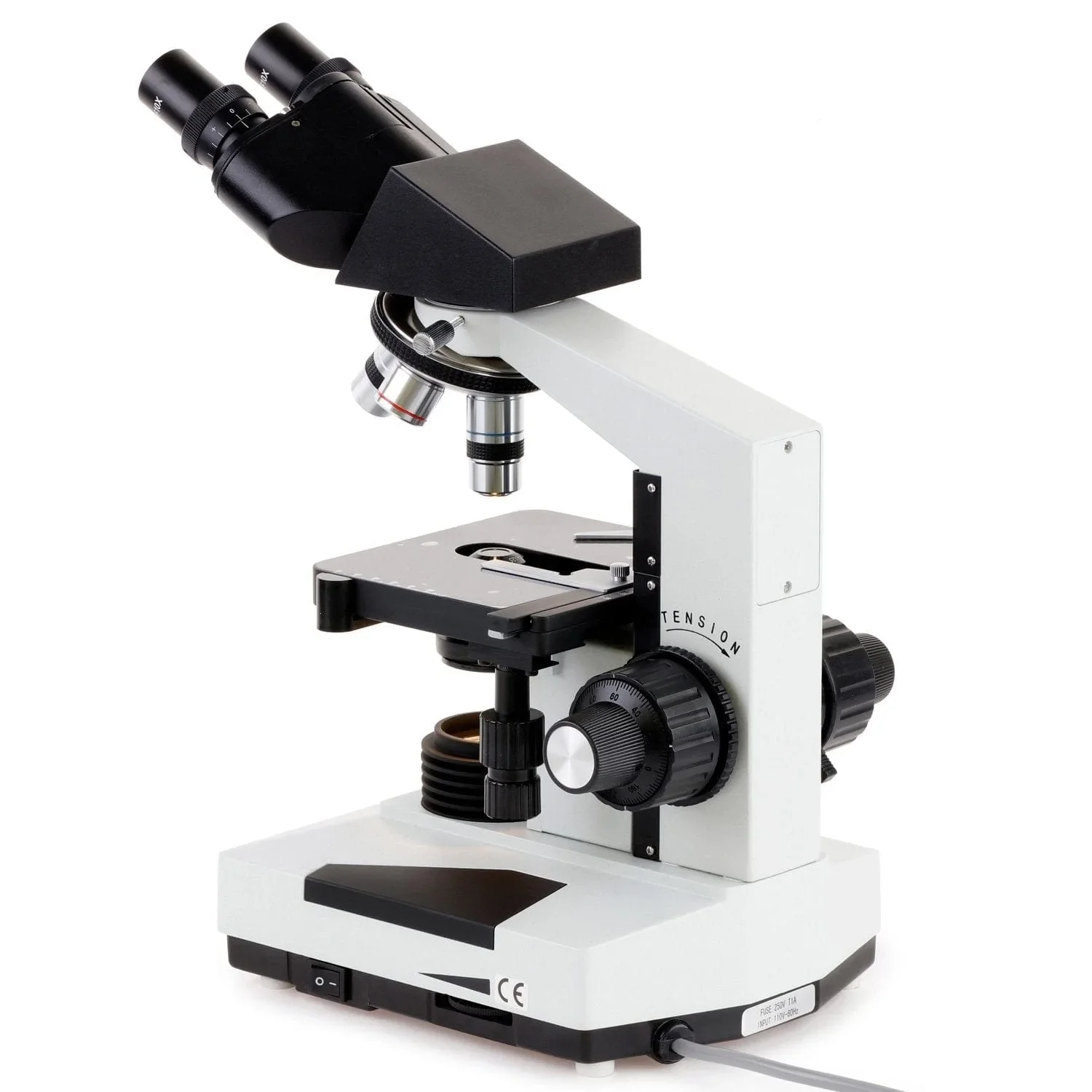AmScope 40X-2000X Binocular Biological Compound Microscope