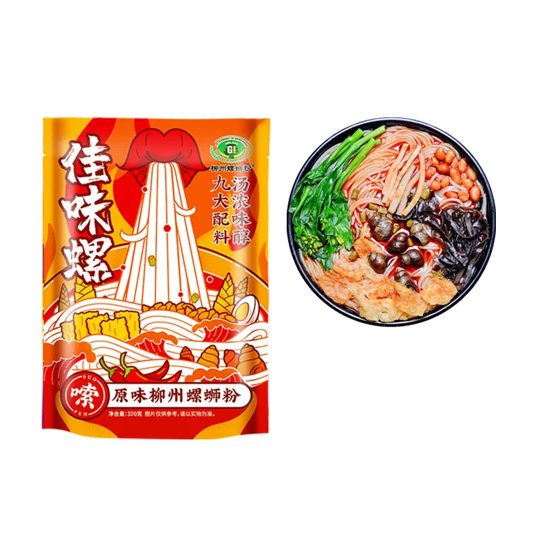 The lowest price instant food luosifen instant nodels food from China famous supplier