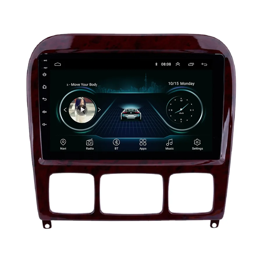 Android 9.1 For Mercedes Benz S Class W220 S280 S320 S350 S400 S430 S500 S600 S55 AMG Multimedia Stereo Car Player GPS Radio