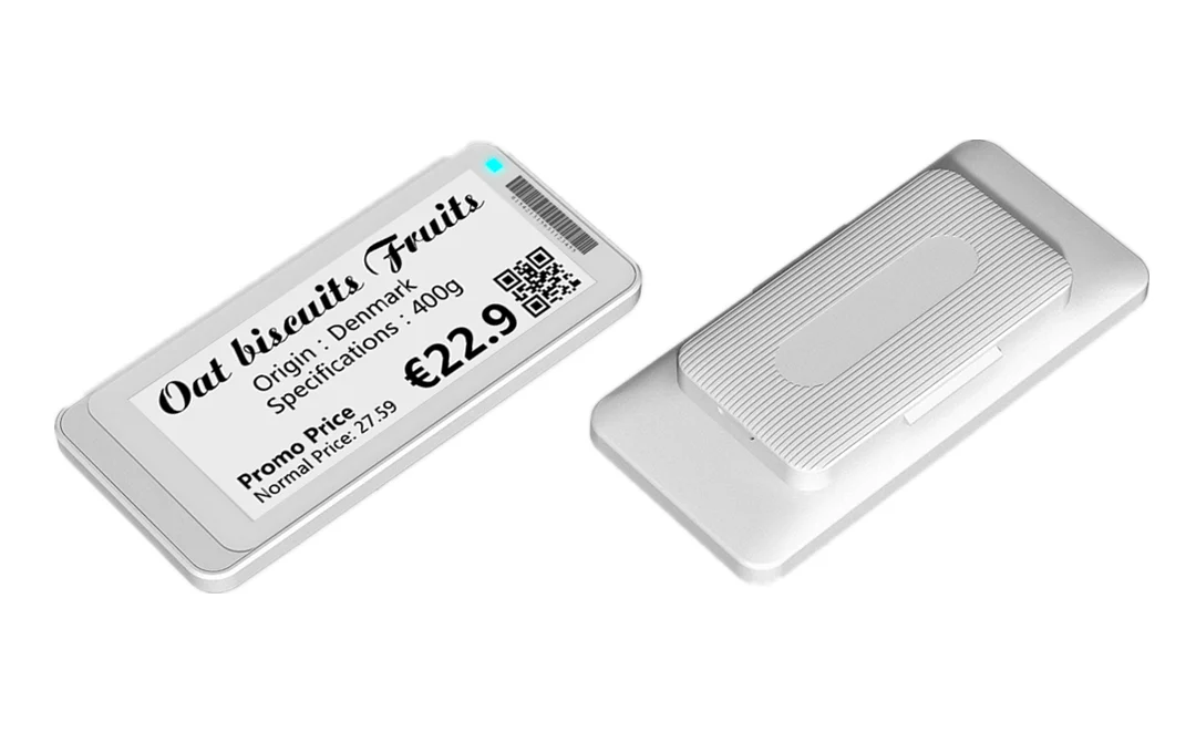 Factory Direct Sale BLE 5.0 Technology 2.9 Inch Smart Retail Tags E ink Display ESL For Supermarket Electronic Shelf Label