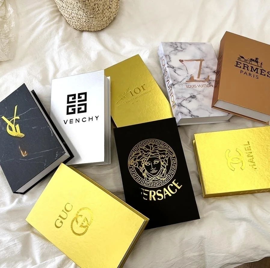 AHMH Wholesale Decoration Fake Books Modern Faux Books Bookshelf Display False Book Model