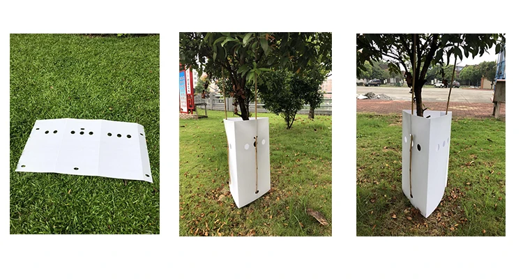 4mm pp corrugated hollow sheet corflute plastic board for Tree guard and Floor protection