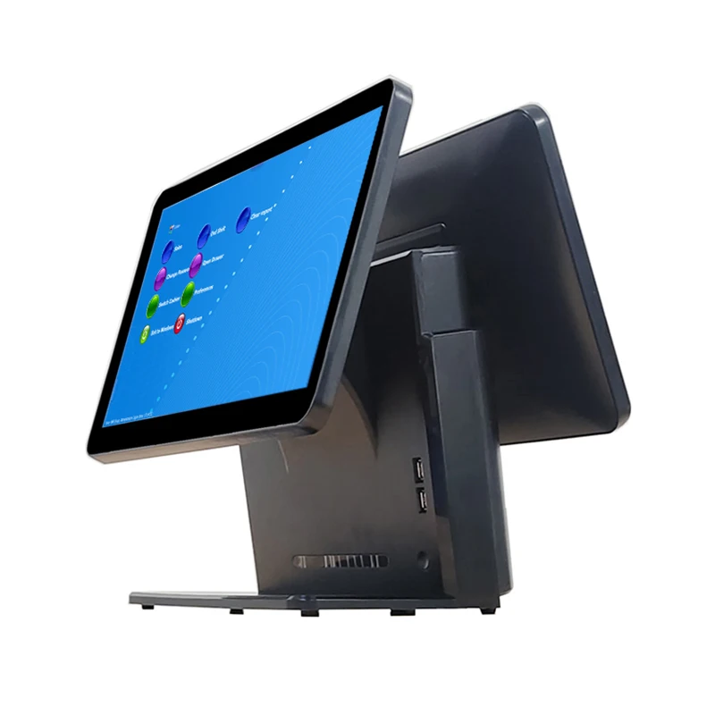 All in One POS Supermarket Cash Register 15.6 Inch Windows 10 Touch Screen POS Machine