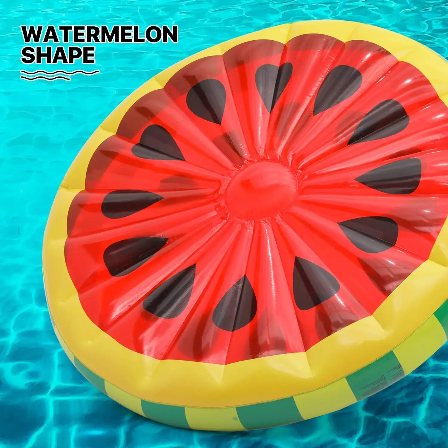 Summer Beach Ride-on Large Red Watermelon Pool Float Adults Inflatable Float Lake Rafts Swimming Floating Fruit