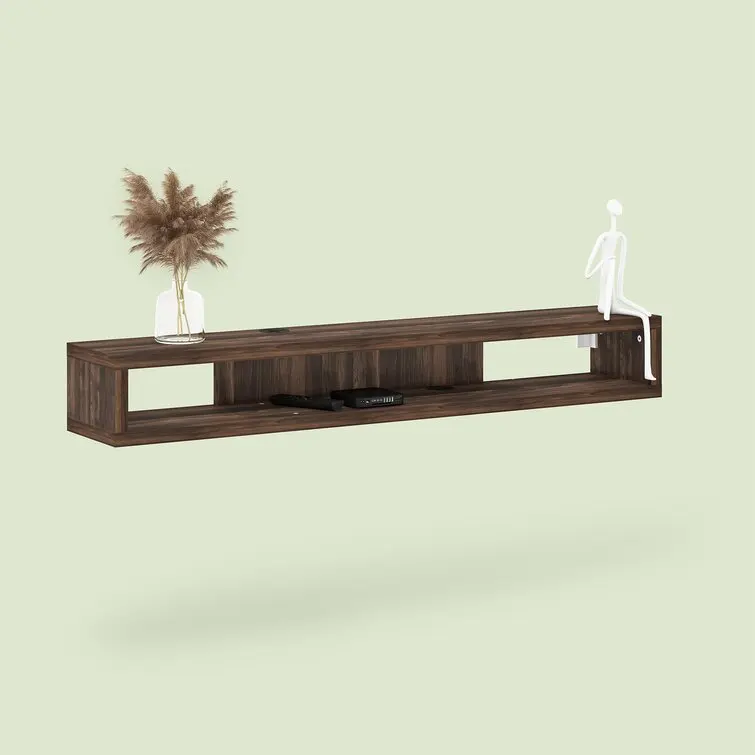 cheap modern floating tv shelf wall mouted TV stand for home