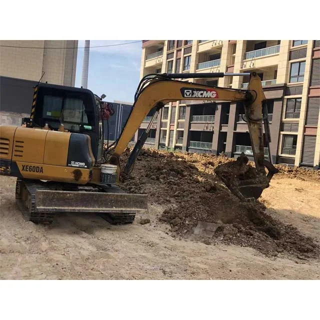 6 tons crawler hydraulic excavator XE60DA used excavator is suitable for municipal construction road rehabilitation project