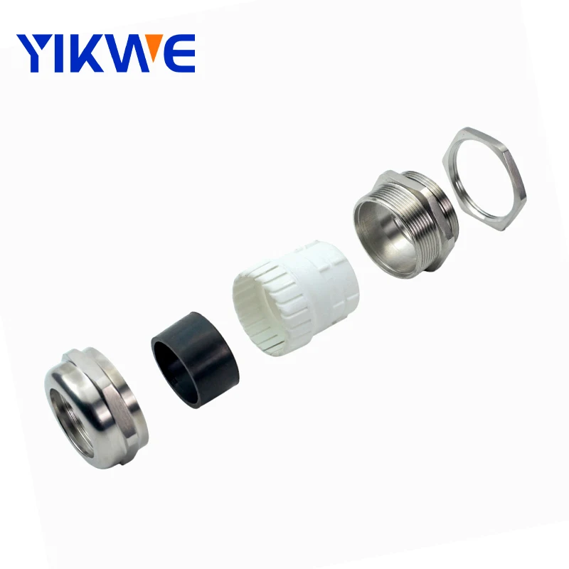  Stainless Steel Cable Gland PG9 IP68 for 7mm With Locknut