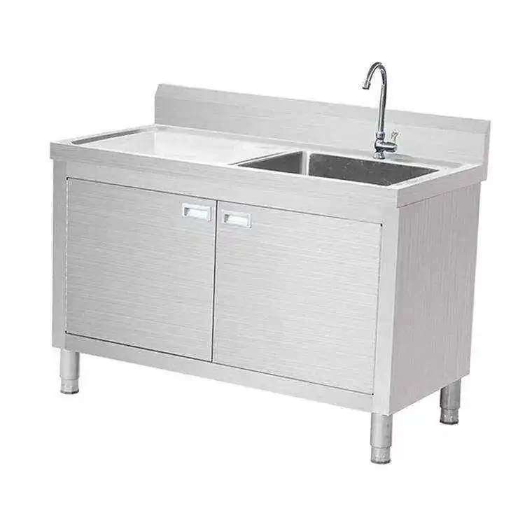 Commercial Kitchen Outdoorrfashionrant Catering Tattoo Accessories Washing Sink Stainless Steel Carton Square Modern Polished