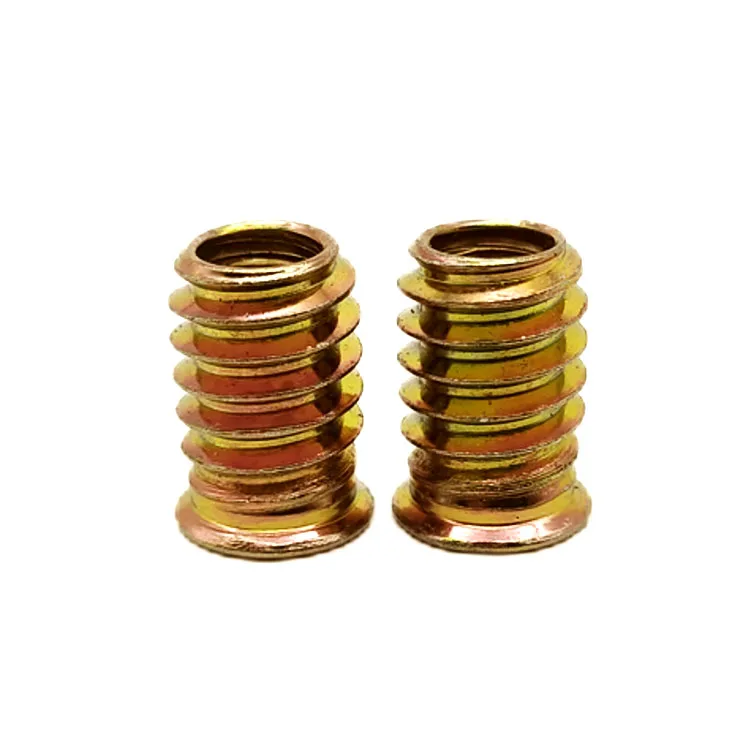 1/4-20 Threaded Insert for Wood Hex Drive Threaded Wood furniture Wood  Inserts Nuts