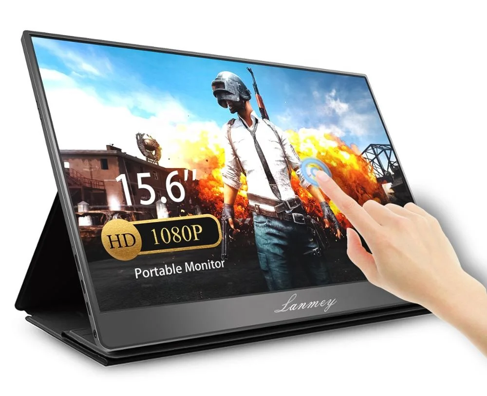 Портативный экран Full HD портативный монитор 15 6 дюйма с сенсорным экраном для игровой