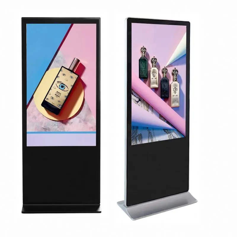 Oem LCD Led Video Wall Stainless Steel Bracket Outdoor Led Display Screen Digital Signage And Panel Poster Display Stand