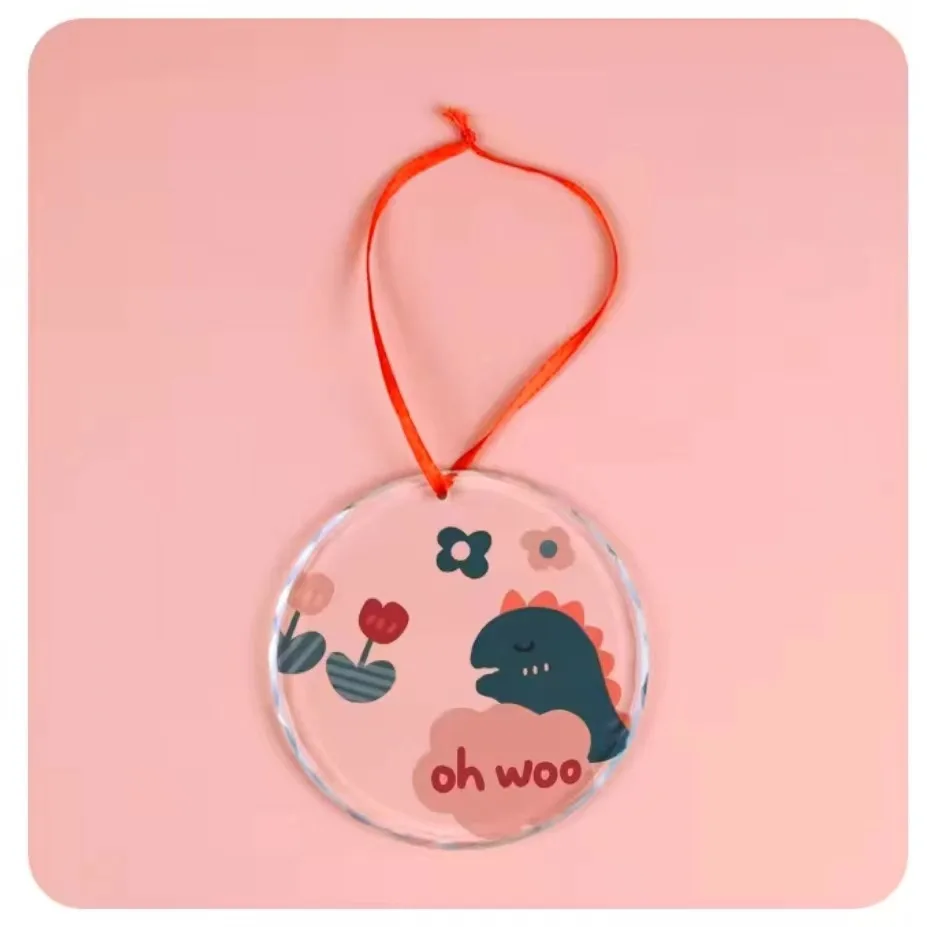 Hot Selling Clear Crystal Glass Christmas Hanging Decor Christmas Tree Crystal Decor Ornament