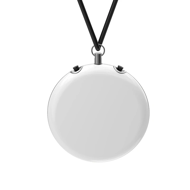 Necklace portable mini wearable with 250mAH battery usb charge sanitizer disinfection purifier negative ion air purifier
