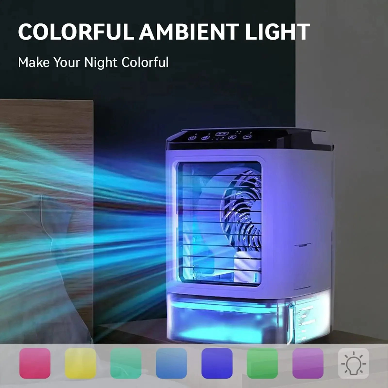 Hot Home Small Mini Air Conditioning Fan Refrigeration And Humidification Of The Second Generation Of Chiller In Summer