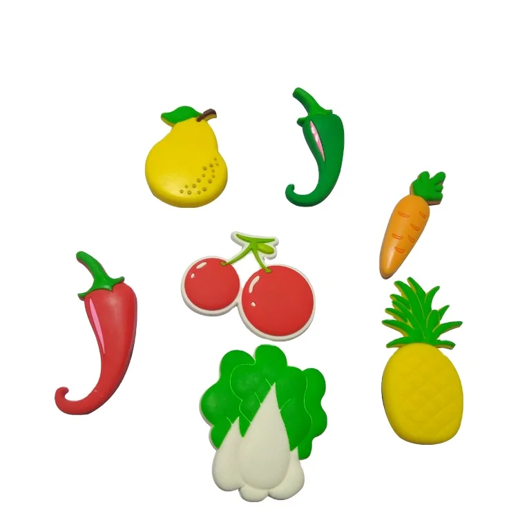 Custom Design Promotional 3D Fridge Magnets Animals  Cartoon Logo Soft Pvc Rubber Fridge Magnets For Home Decor And Toys