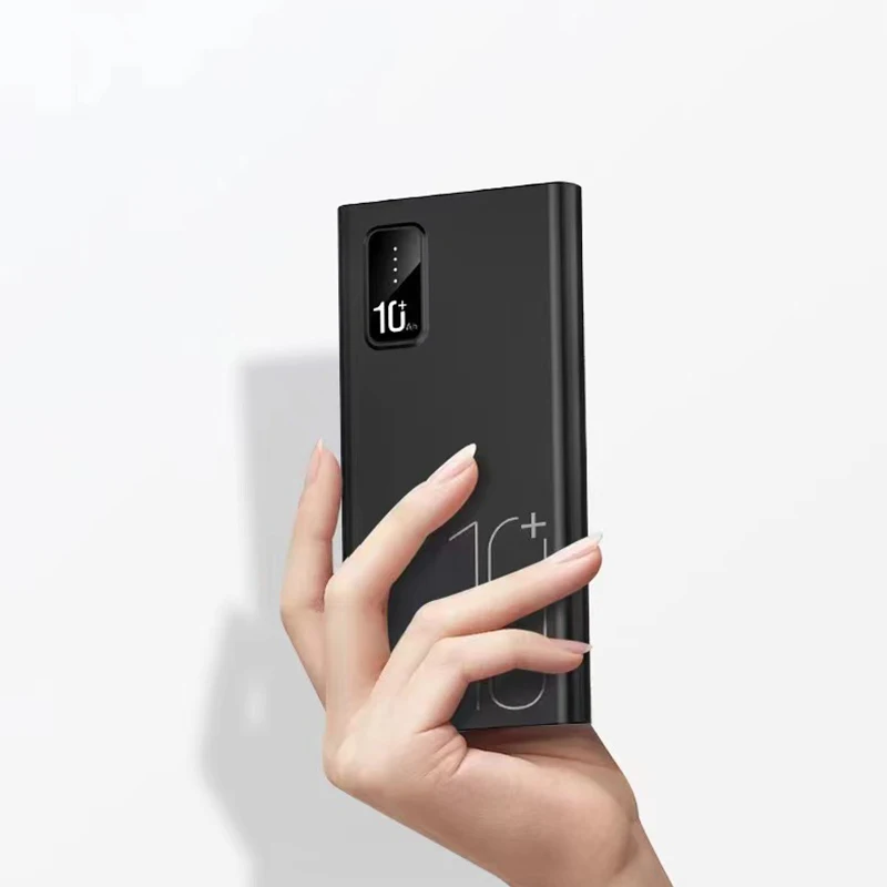 power bank Ultra slim custom logo battery 10000mah portable promotion charger power banks