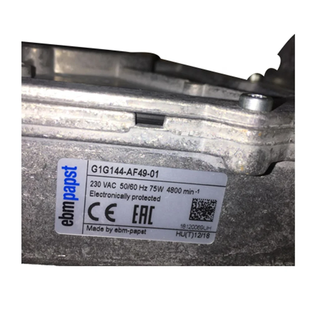 G1G144-AF49-01 ebmpapst 4800 об/мин 75W 230V газовый клапан центробежный воздухонагнетатель широкого спектра применения G1G144-AF45-01 печать изображений оборудование