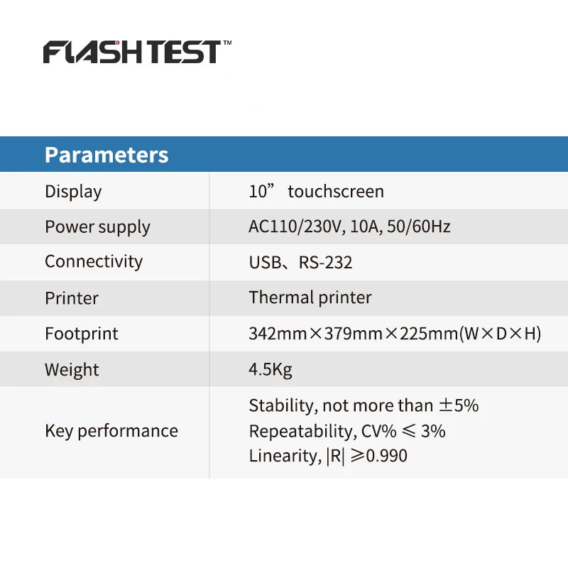 Flash Test portable farm Veterinary Immunofluorescence Quantitative Analyzer (POCT)