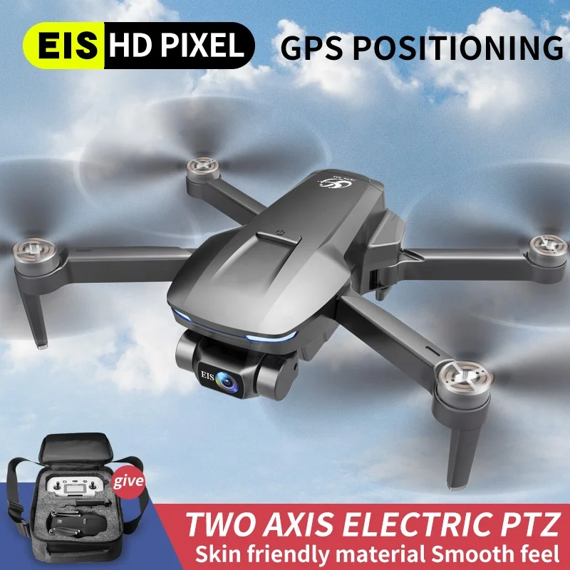 S188PRO GPS Foldable Professonel Drones 4K Camera EIS 2 Axis Gimbal 1.5KM 5G WIFI Video FPV RC Quadcopter for aerial