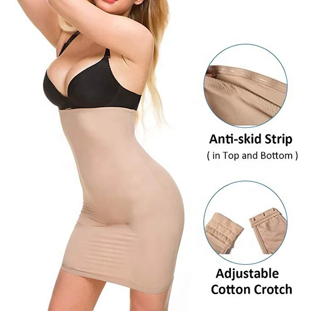 Women Slimming Body Shapers Seamless Corset Hip Waist Trainer Cincher Shapewear Slip Skirt