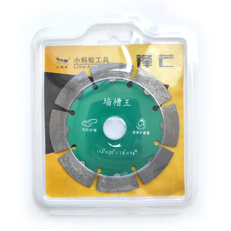 Diamond Wall Groove Knives Saw Blade Cutting Disc For Concrete Hoja De Diamante Para Concreto