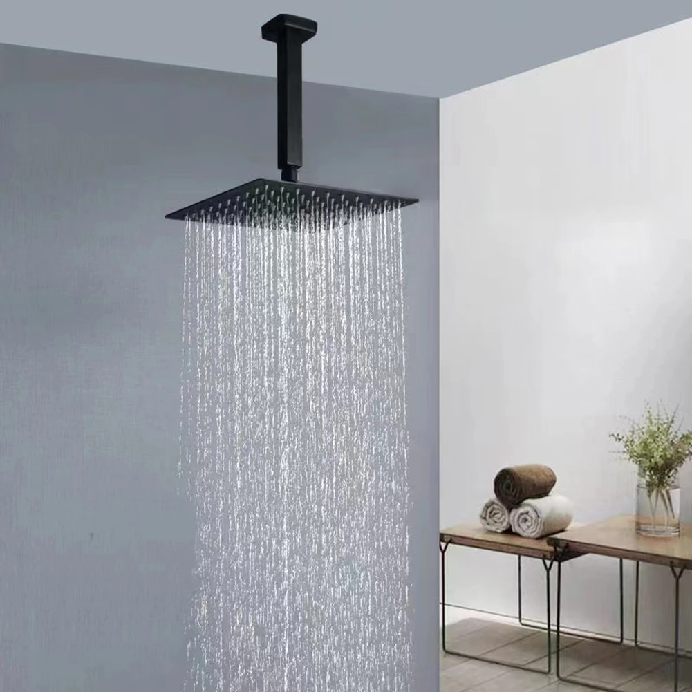 Factory Customized Bathroom Brass Ceiling hiding Wall Mounted Healthy Dual Function Concealed Shower Set