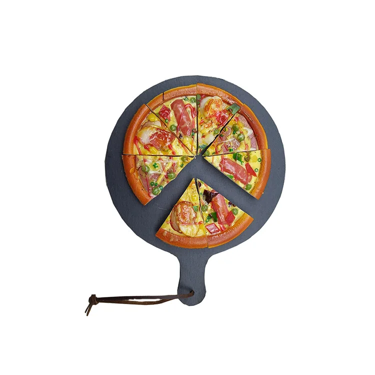 
Fashion Trend Natural Slate Serving Paddle Cheese Board and Platter For Pizza 
