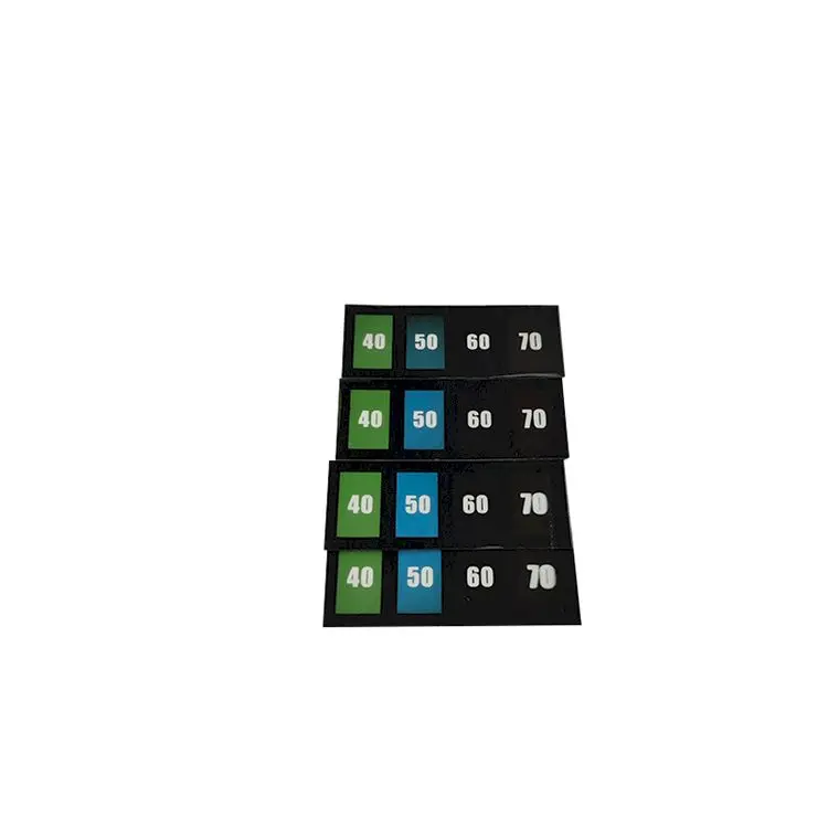 Hot Sale Household Oven Thermometer Vinyl Brewing Test Sticker Strip Bulk Digital LCD Rectangle Shape Sheets Packaging