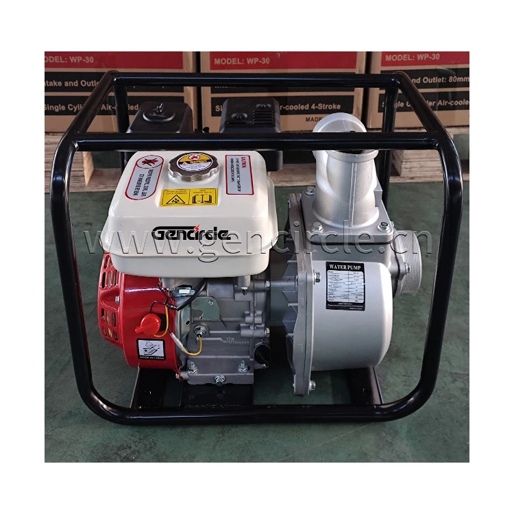 Chinese factory high lift small silent gasoline generator  gasoline/diesel water pump with cheap price
