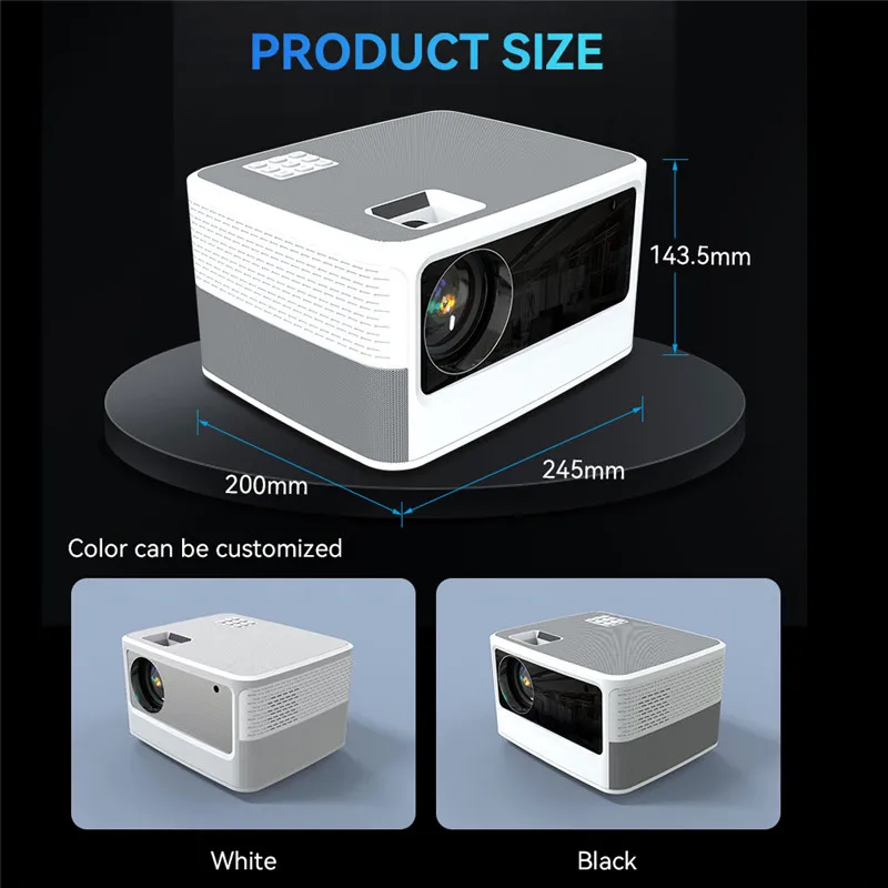 Мультимедийные проекторы Sainyer, новый стиль, Android 350 ANSI-люмен, Hd ЖК-дисплей, 4K, лазерный проектор для домашнего кинотеатра 1080P