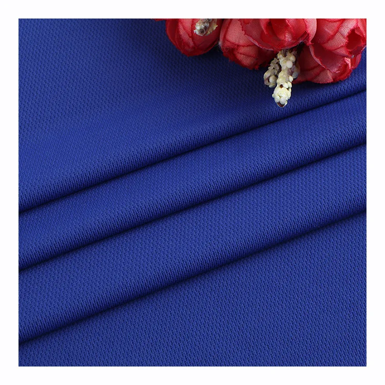 High Quality Pure Polyester Single Jersey Stretch Knit 100% Polyester Jersey Fabric For Spring And Summer T-shirt