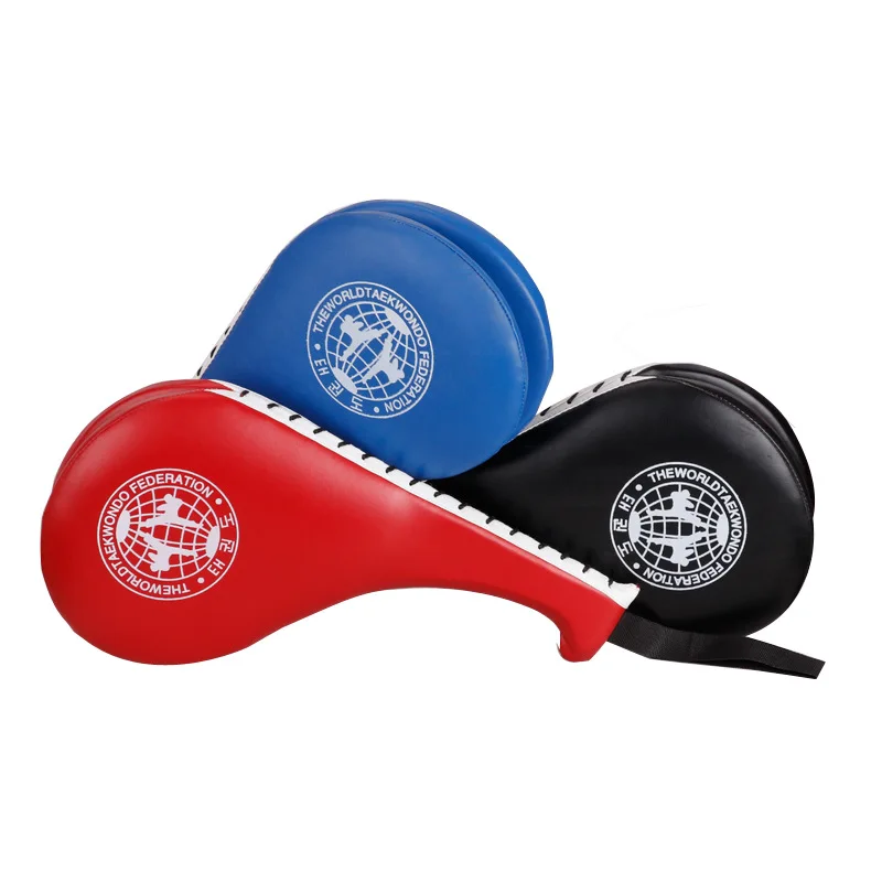 Adult And Children Taekwondo Boxing Fitness Training Equipment Pu Foot Target Fitness Training Equipment Hand Double Leaf Target