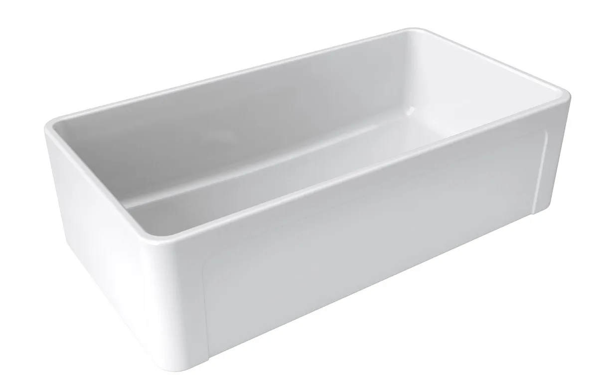 YUSON YS27101W-3618 FFC 36 дюймов фартук дом кухонная раковина Белый Фартук Кухонная мойка