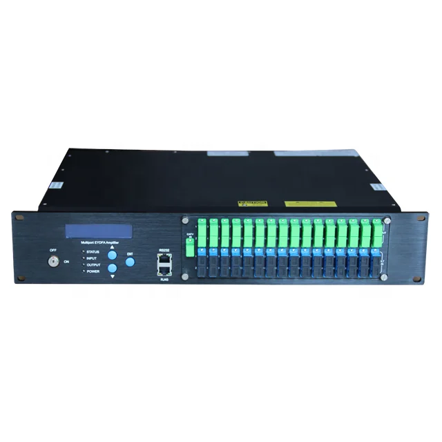 CATV 1550nm Pon EDFA with Wdm 64 Output Optical Fiber Amplifier