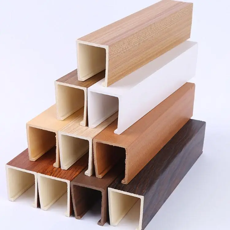 Wood grain warm color wholesale PVC ceiling panel for office house hotel Condole top ceiling