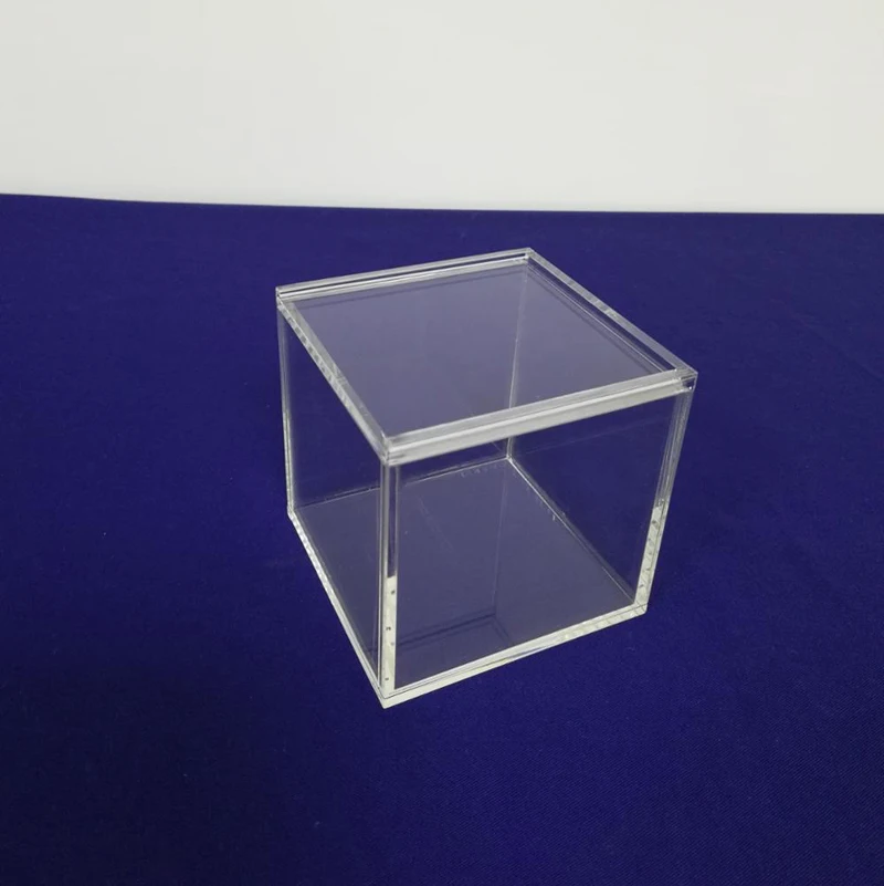 Clear Acrylic Sliding Lid Box, Acrylic Gift Box with Sliding Lid