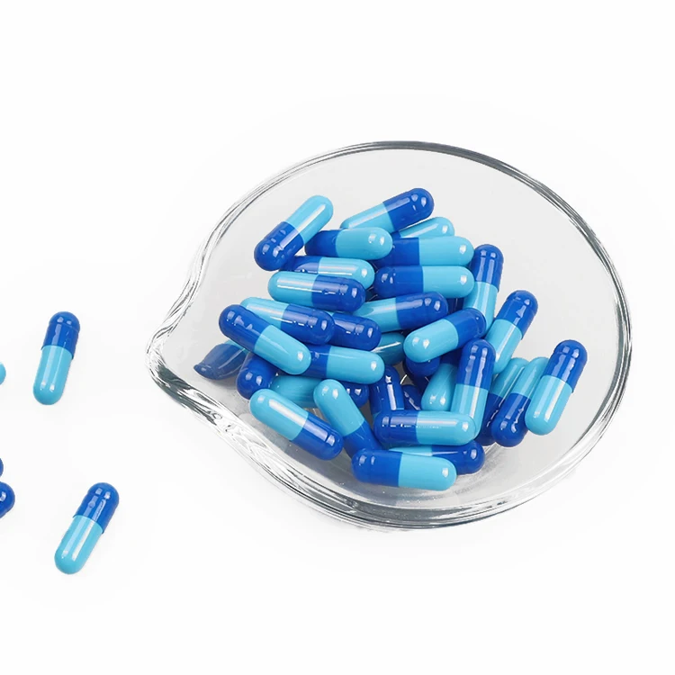 Vegetable Capsules Size 000 00 0 1 2 3 4 Natural Clear transparent white color Free of Titanium Dioxide hpmc veggie Vegan shell