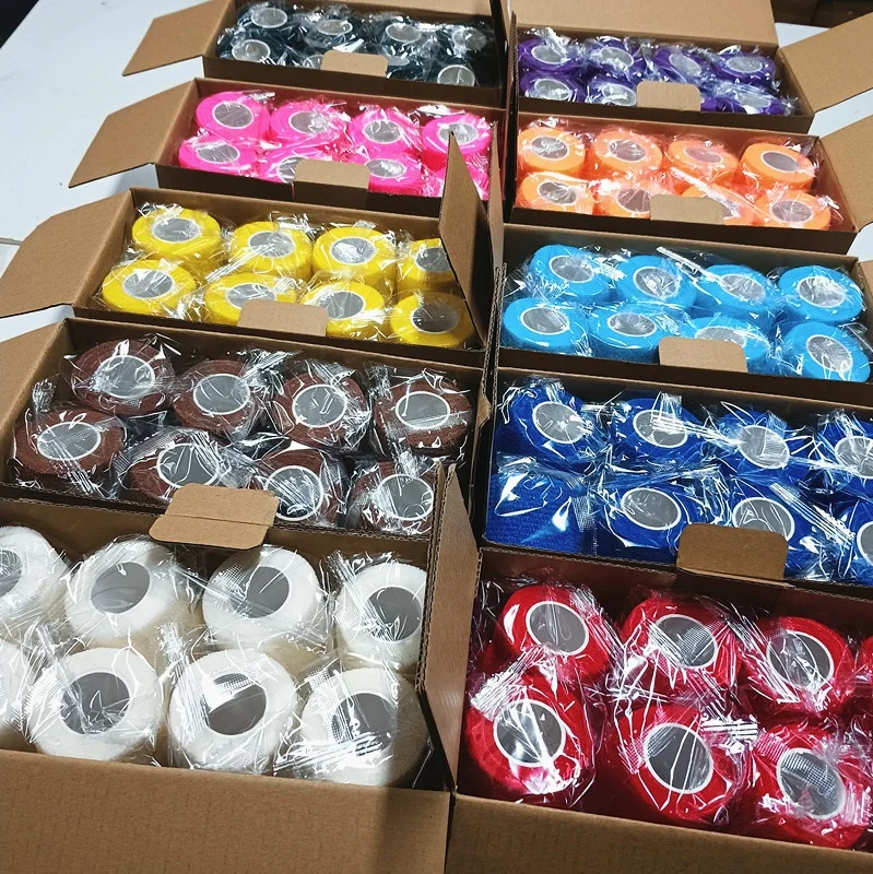 Нетканые эластичные связные повязки, спортивные повязки, Футбольная лента для носков