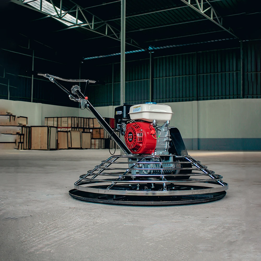 Concrete cement gasoline power float trowel power floater machine