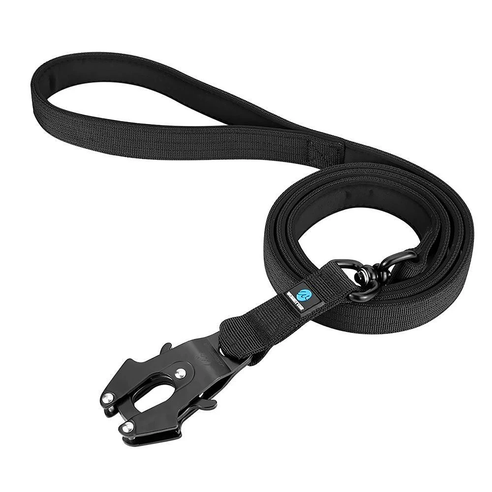 Anti-Tangle & Pressure Tested Swivel Combat Lead Nylon Leash Pet Dog Leash