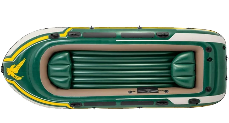 Challenger Outdoor Inflatable Kayak Dugout Canoe With Paddles for 4 People