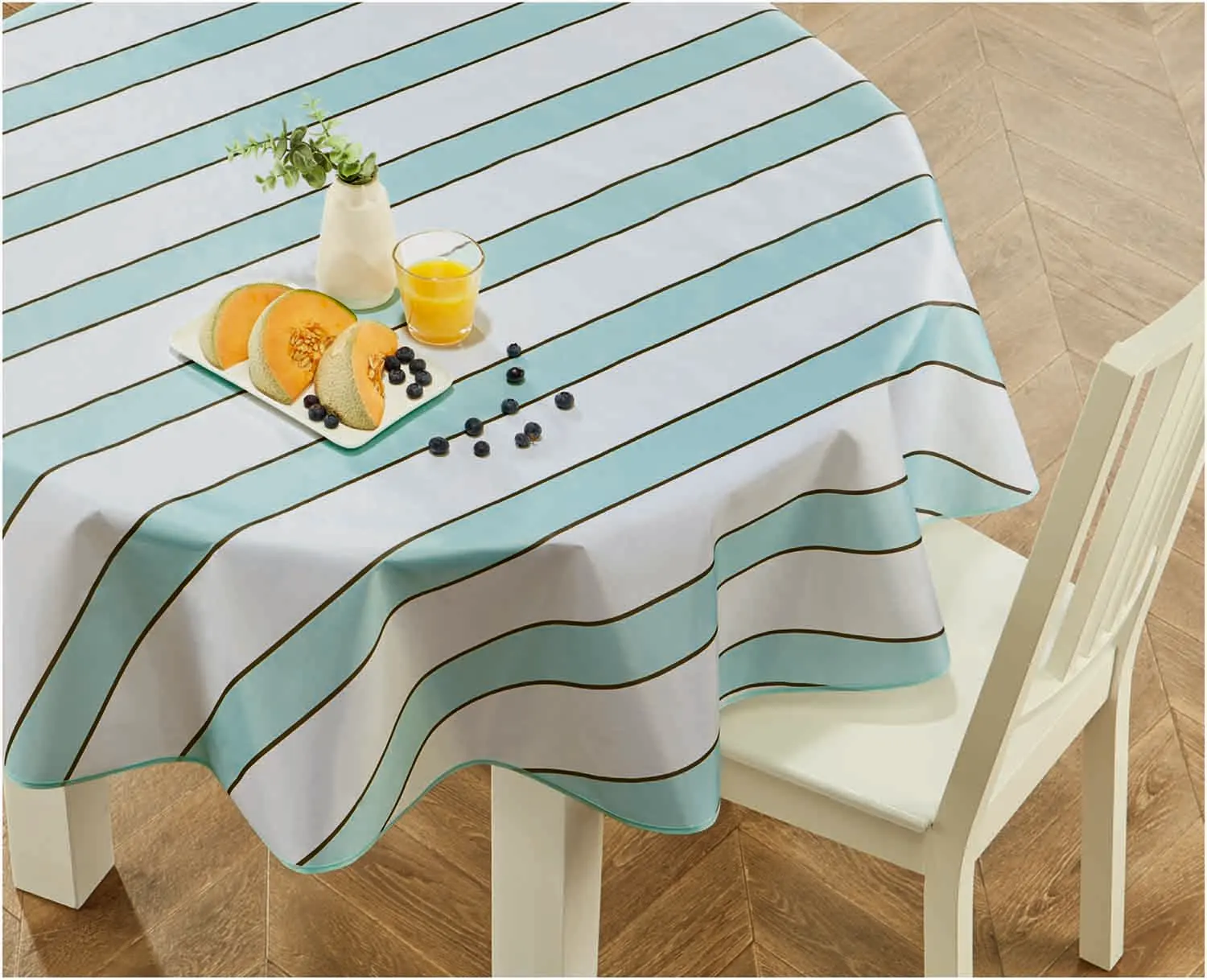 Wholesale  PVC with flannel backing tablecloth  Table Cover for Dining tablecloth