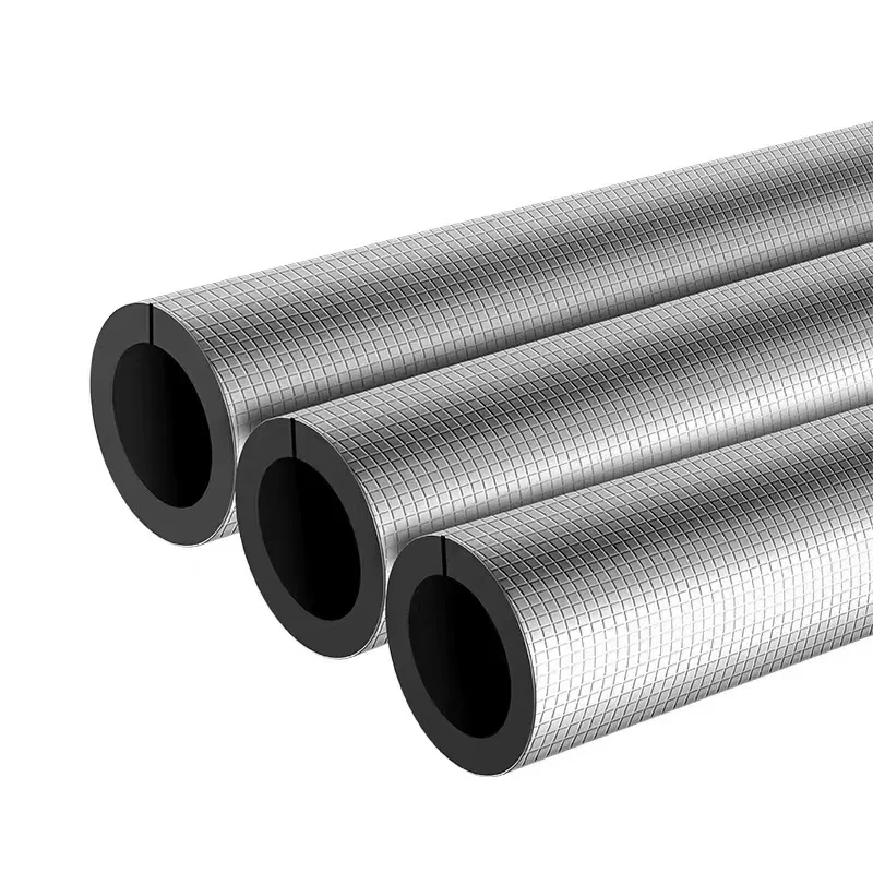 Nitrile Insulated Rubber Foam Pipe Class 1 pvc copper hvac air conditioning pipe insulation nbr