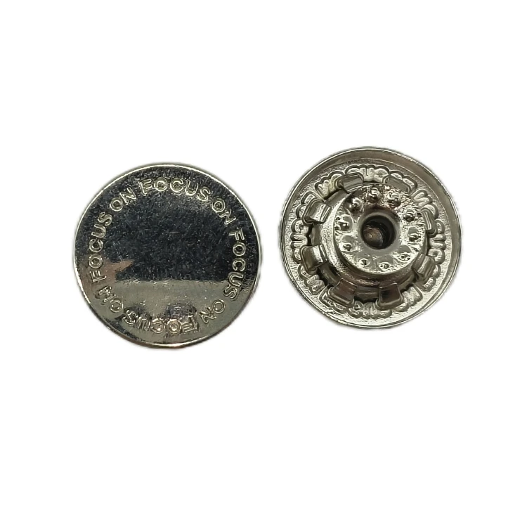 New Product Hot Selling High Quality Handmade Logo Stamps To Make Jeans Sewing Metal Shank Buttons Even Buttons