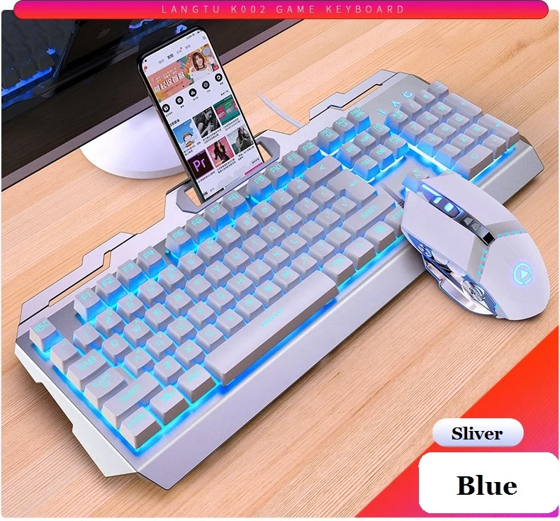 Gaming keyboard and Mouse Set V2 Wired Mechanical keyboard RGB backlight Computer Game Keyboard Gaming Gamer Mouse Combos