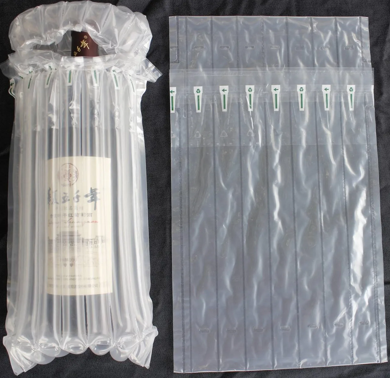 Air column bag for wine bottle inflatable bag shock resistance package material air cushion bag
