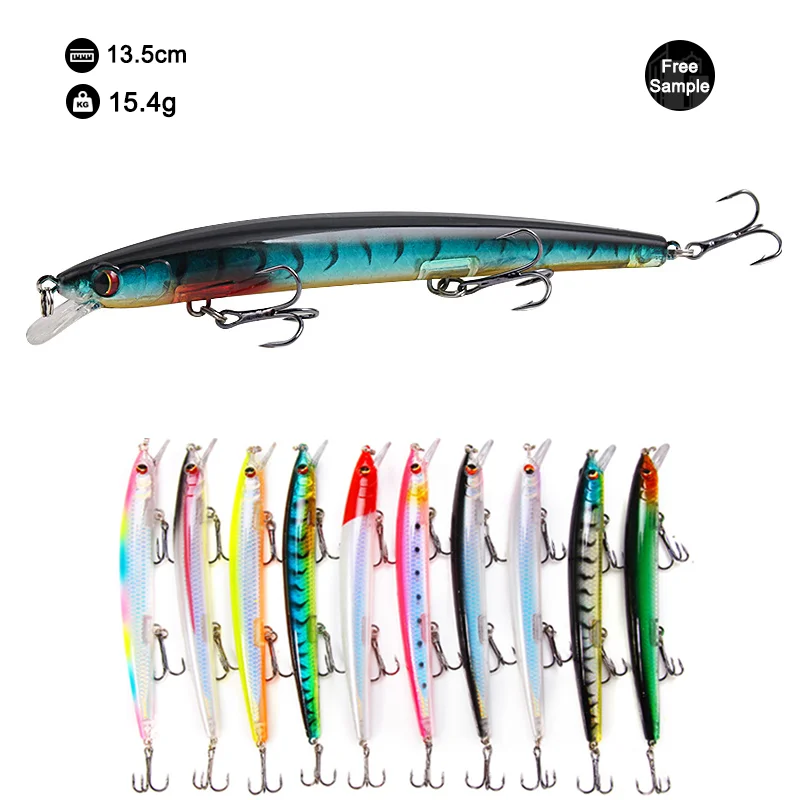top water winter plastic hard bait custom logo  fish head floating spinner pike winter small fishing lures