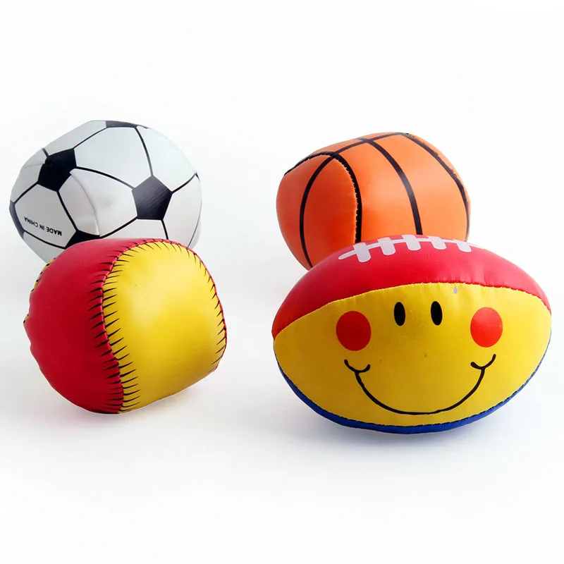 Wholesale stuffed toy soft Juggling Ball Sport Toy Plush Stuffed Soccer Football baby Ball toy On Sale